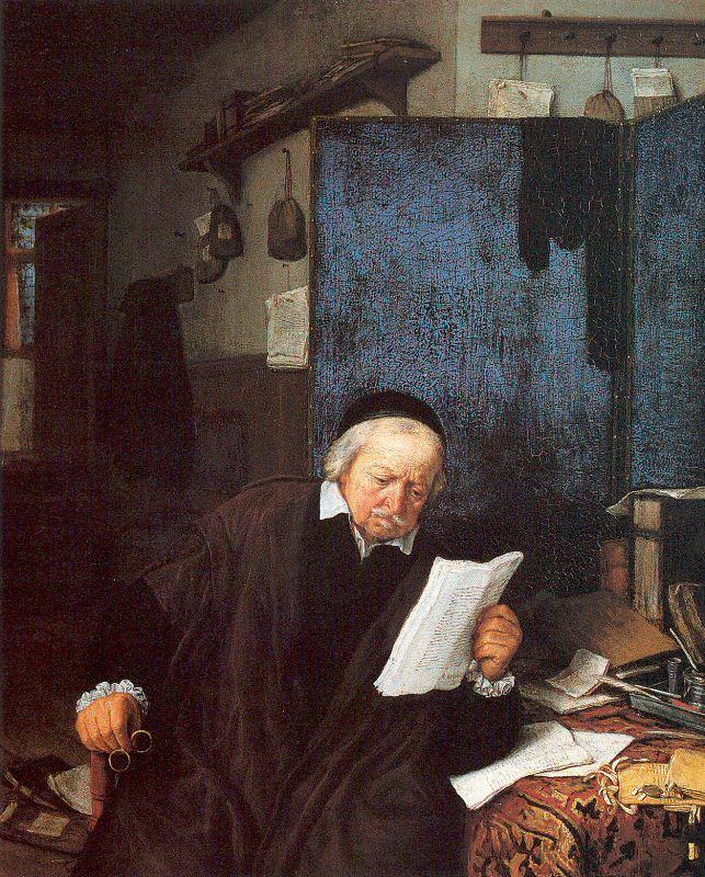 Ostade, Adriaen van Lawyer in his Study oil painting image
